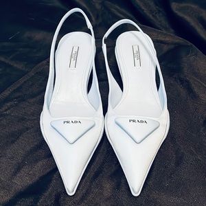 Prada Nylon Gabardine in Sky Blue